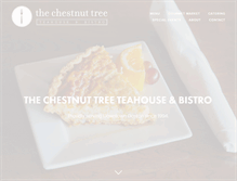 Tablet Screenshot of chestnuttearoom.com